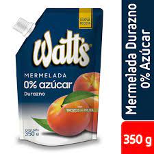  Mermelada Watt Damasco Sin Azucar 200g